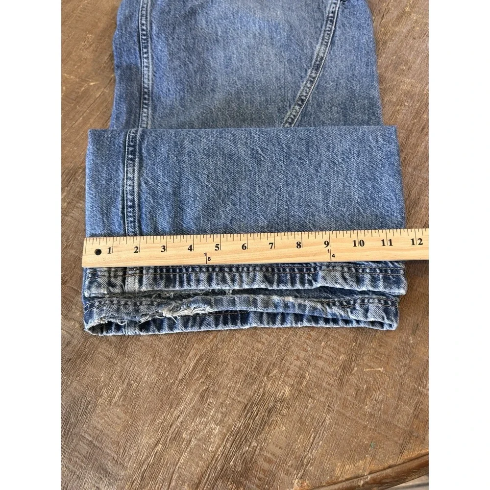 Free People We The Free Haywire High-Rise Wide‎ Leg Jeans Blue Size 31
